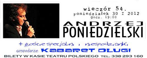 BSK wieczór 54. Andrzej Poniedzielski